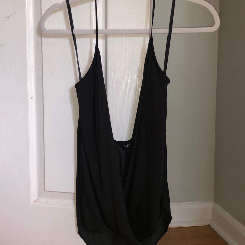 Black Cowl neck top
